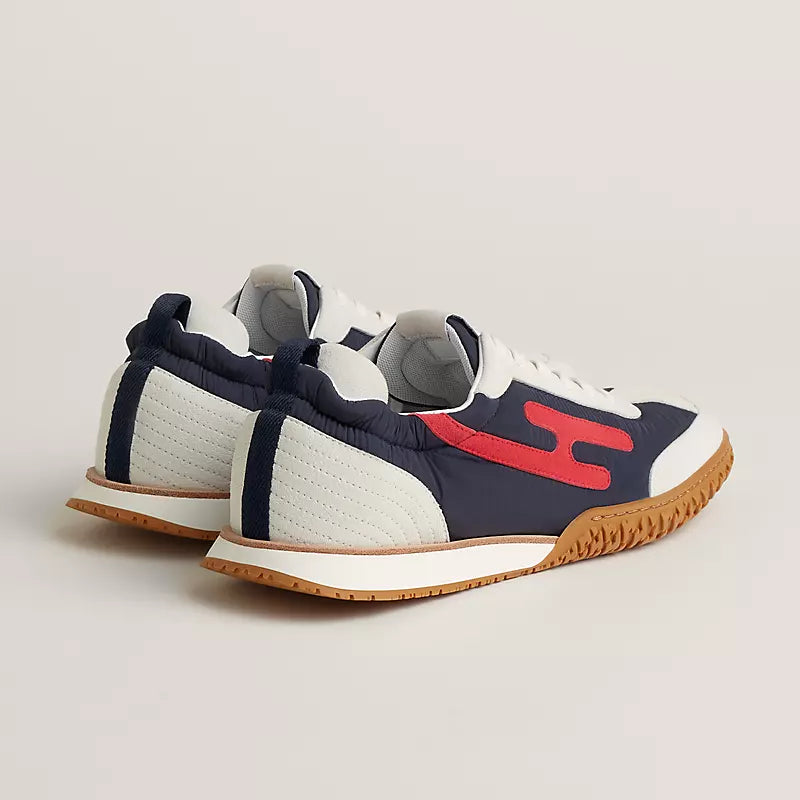 Hermès Jet sneaker Marine rouge Cinétique blanc