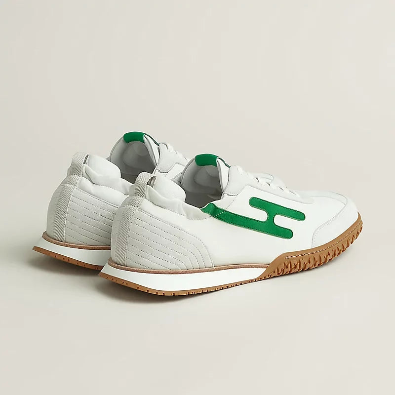 Hermès Jet sneaker Blanc vert Jungle
