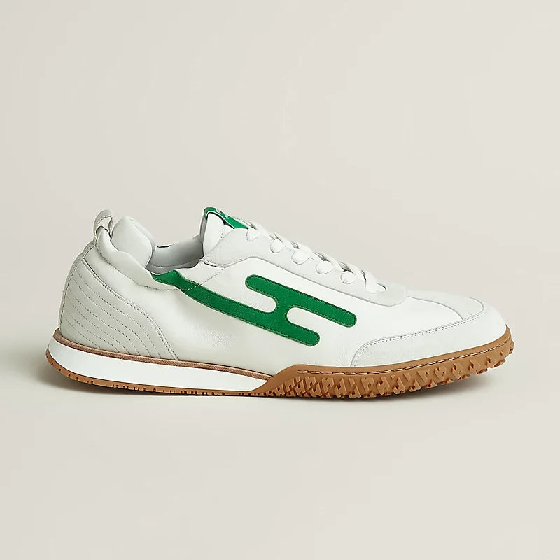 Hermès Jet sneaker Blanc vert Jungle