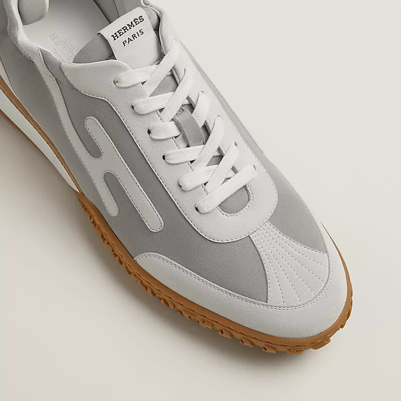Hermès Jet sneaker Gris Arctique blanc
