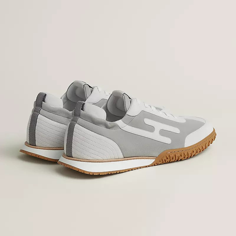 Hermès Jet sneaker Gris Arctique blanc
