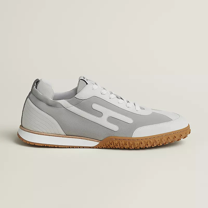 Hermès Jet sneaker Gris Arctique blanc