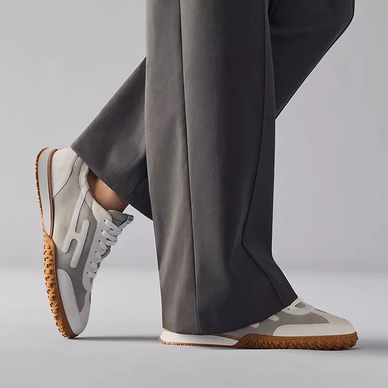 Hermès Jet sneaker Gris Arctique blanc