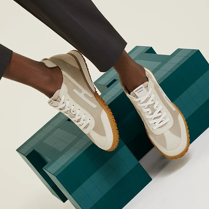 Hermès Jet sneaker Beige Esquisse glaise