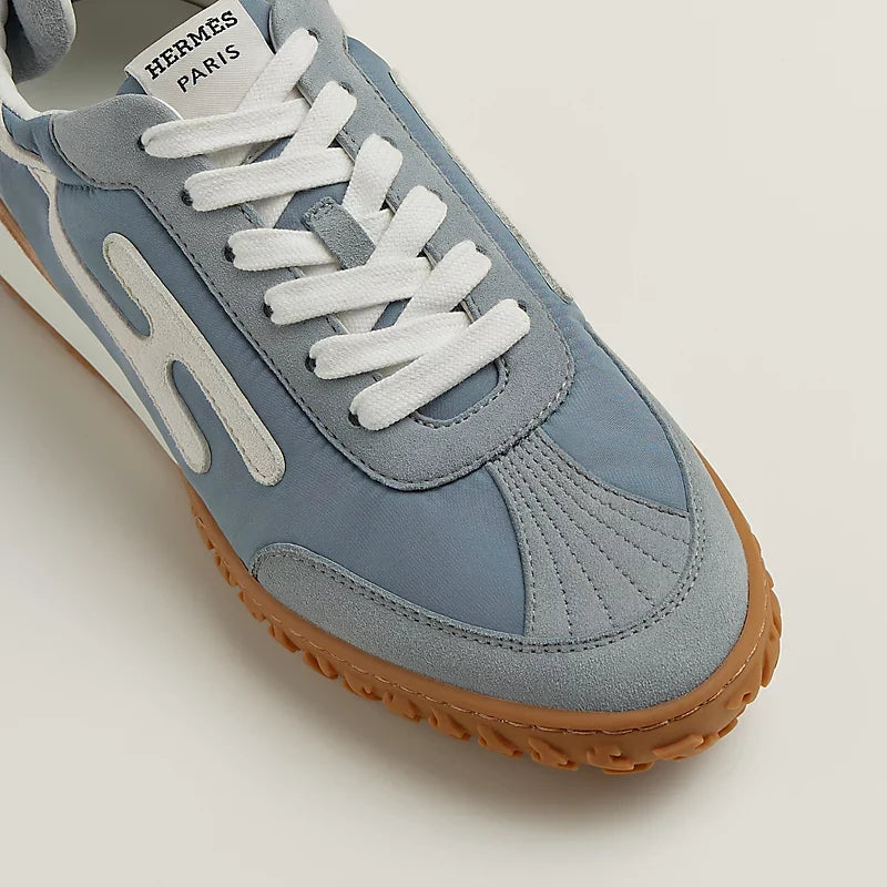 Hermès Jet sneaker Bleu Galet blanc