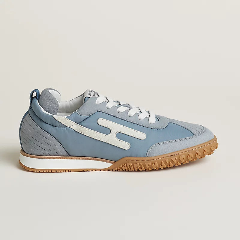 Hermès Jet sneaker Bleu Galet blanc