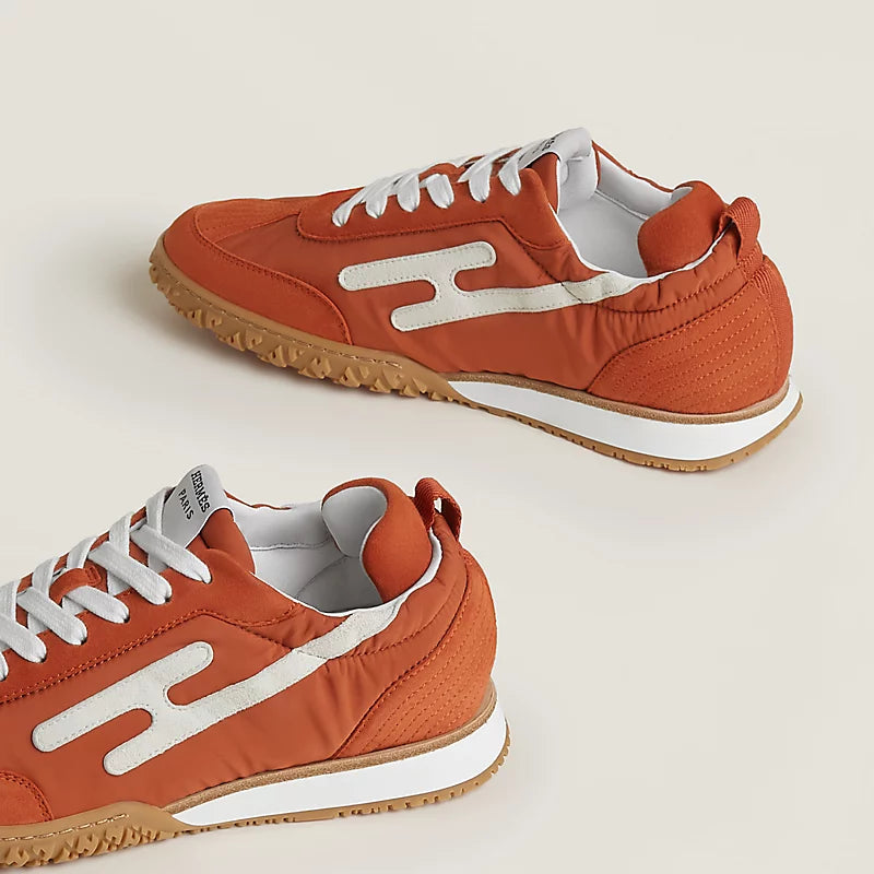 Hermès Jet sneaker Marron Brique  blanc