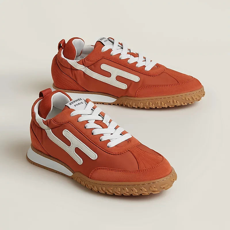 Hermès Jet sneaker Marron Brique  blanc