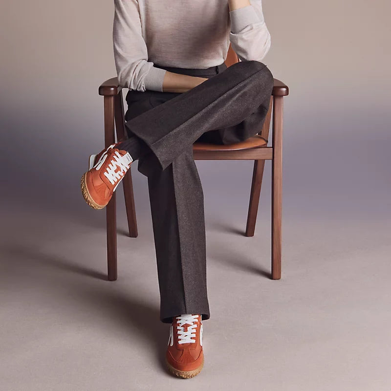 Hermès Jet sneaker Marron Brique  blanc