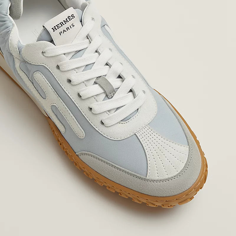 Hermès Jet sneaker Gris Arctique  blanc