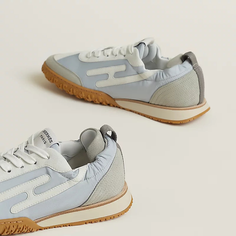Hermès Jet sneaker Gris Arctique  blanc