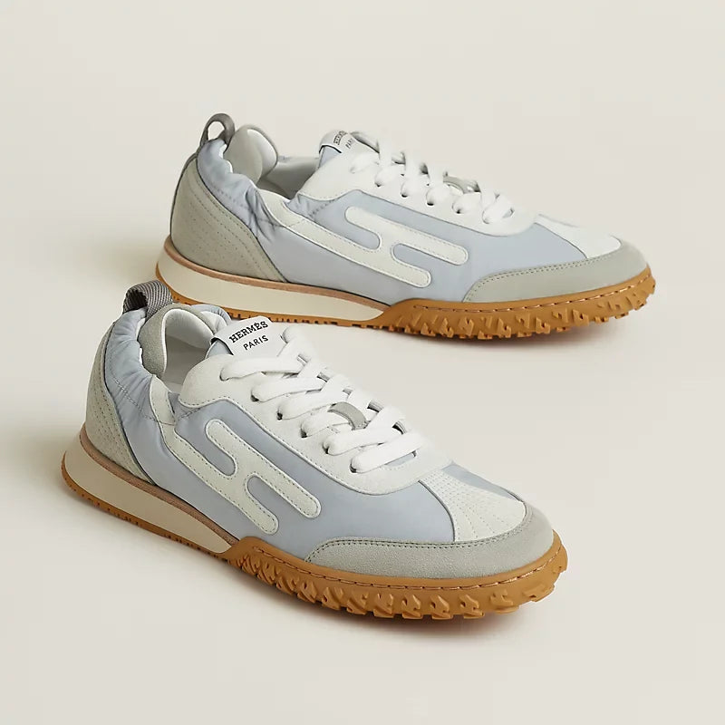 Hermès Jet sneaker Gris Arctique  blanc