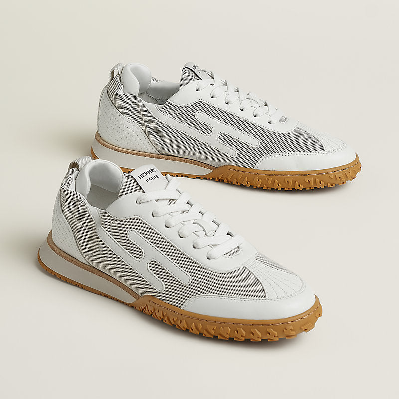 Hermès Jet sneaker Prunoir blanc
