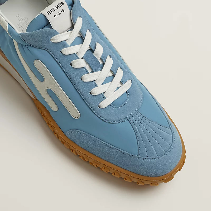 Hermès Jet sneaker Bleu Jean blanc