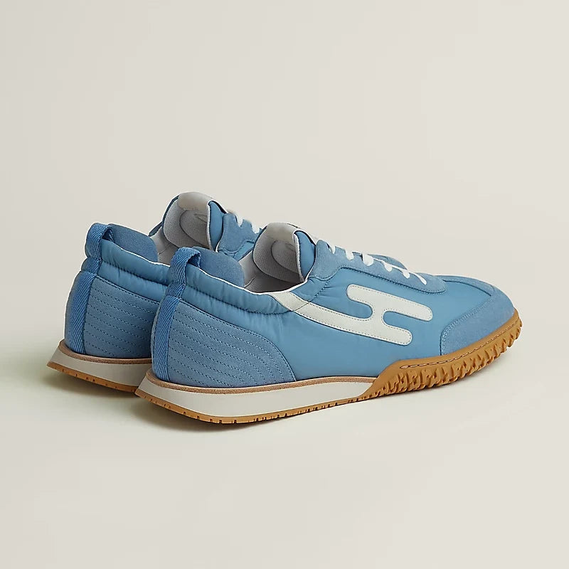 Hermès Jet sneaker Bleu Jean blanc