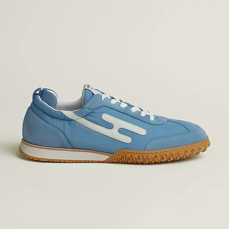 Hermès Jet sneaker Bleu Jean blanc