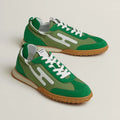 Hermès Jet sneaker Vert Jungle blanc