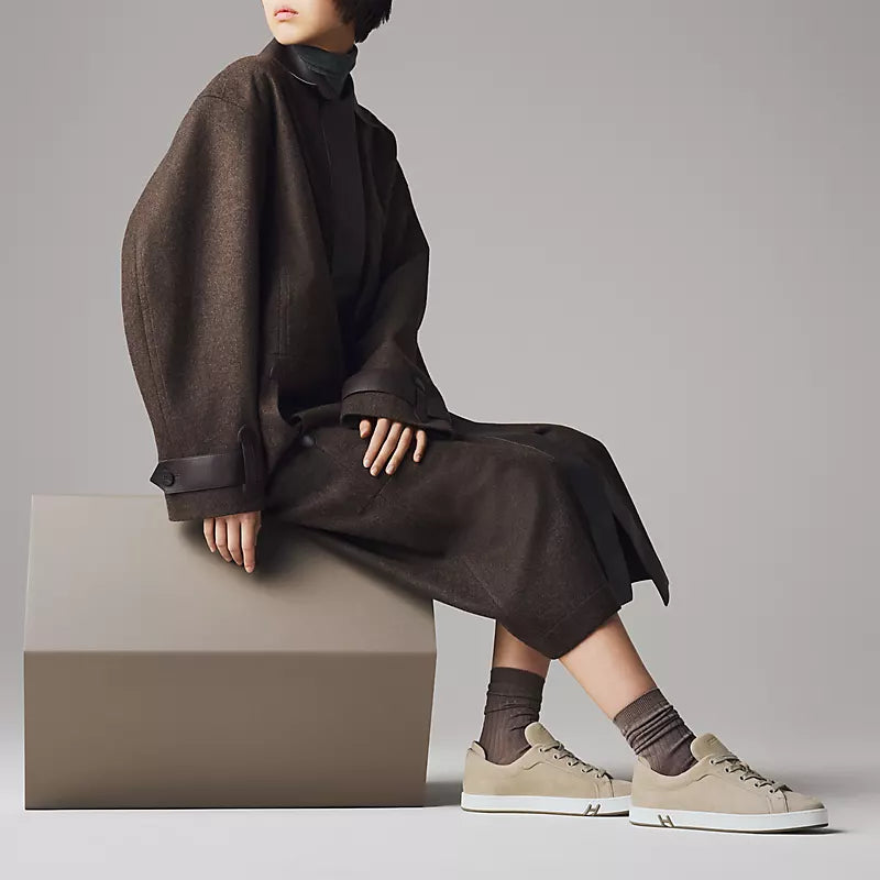 Hermès Kid sneaker Beige Galet