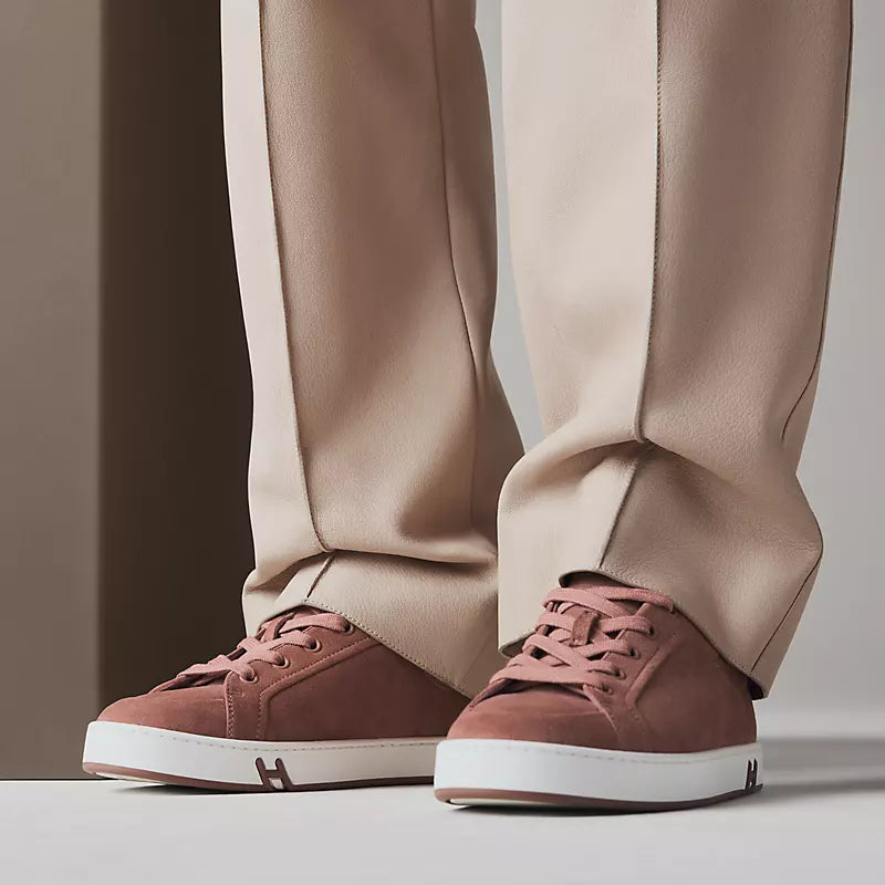 Hermès Kid sneaker Rose Antique
