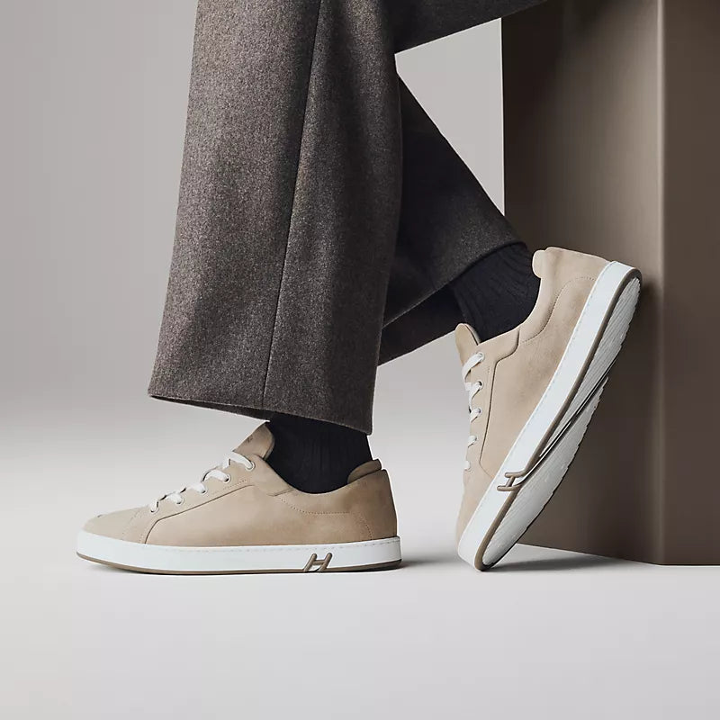 Hermès Kid sneaker Beige Galet