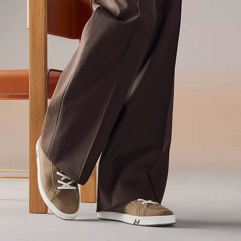 Hermès Kid sneaker Étoupe