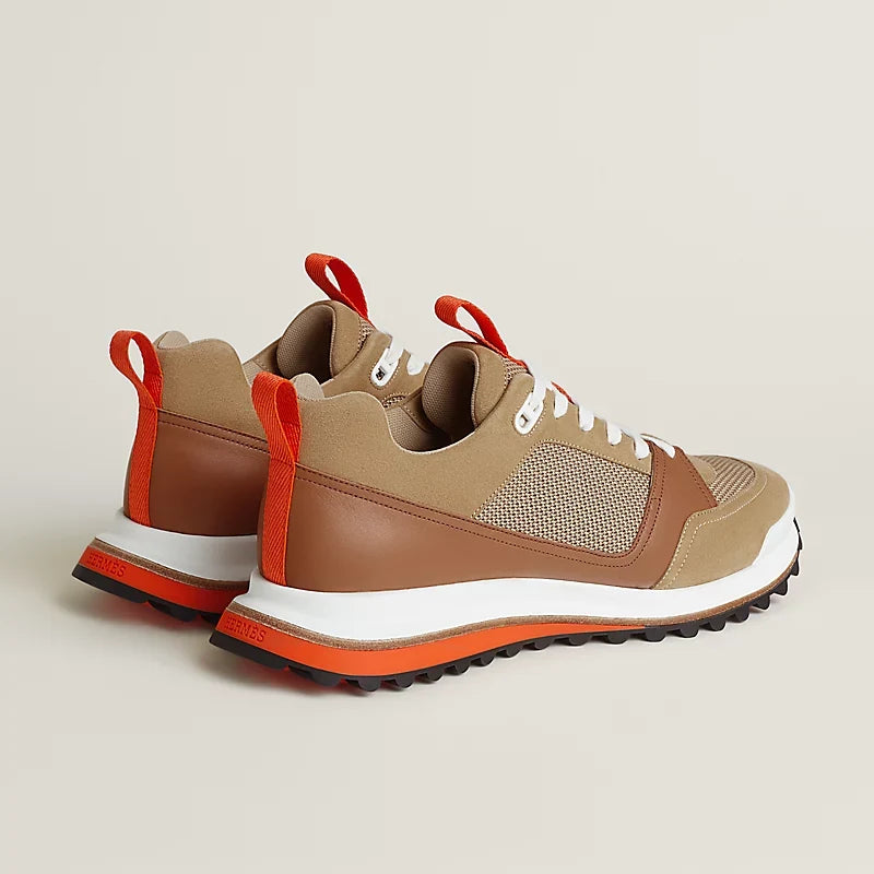 Hermès Leader sneaker Multicolore Beige Albâtre
