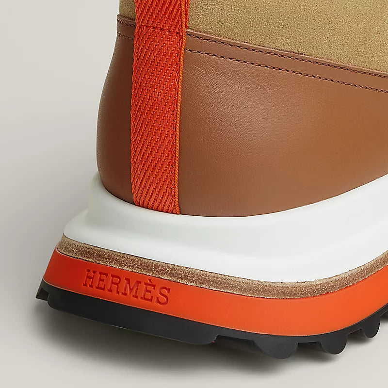 Hermès Leader sneaker Multicolore Beige Albâtre