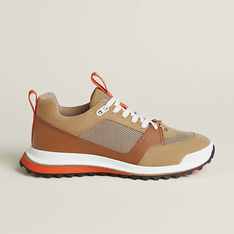 Hermès Leader sneaker Multicolore Beige Albâtre