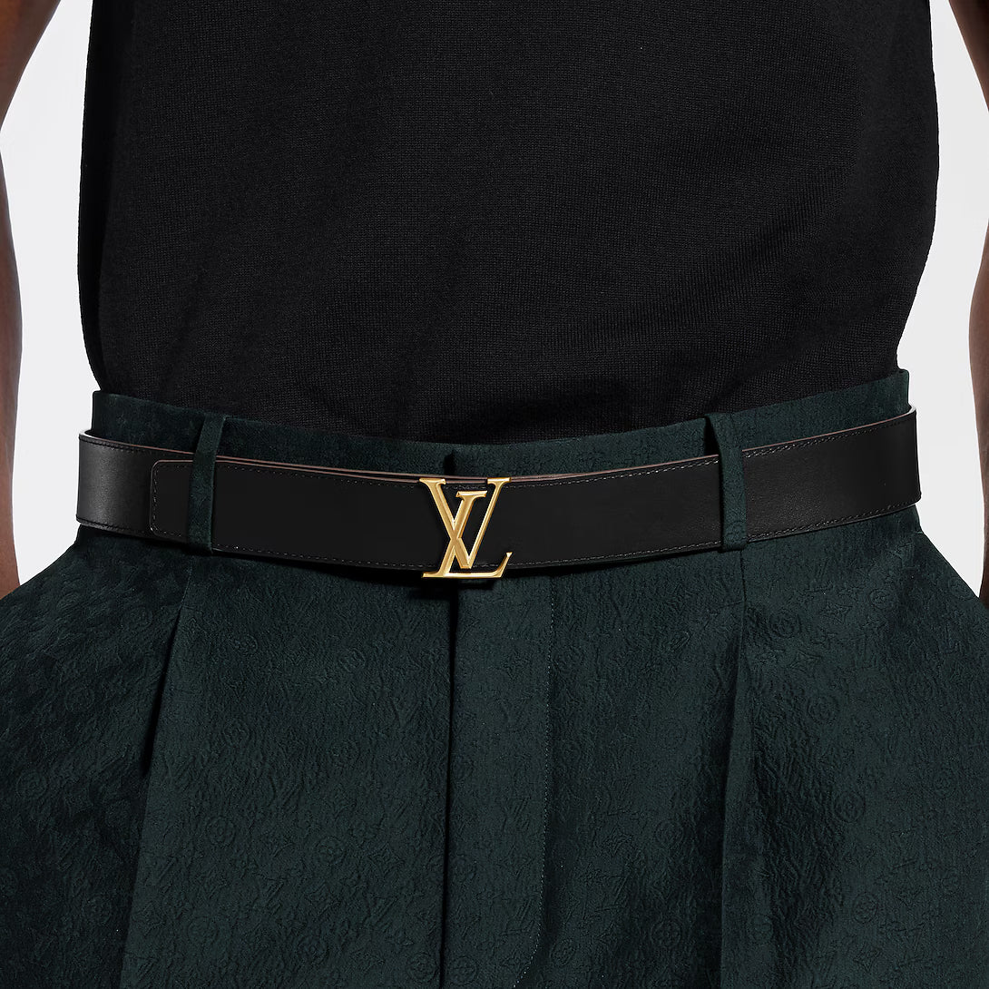 LV Atelier 35mm Reversible Belt Beige