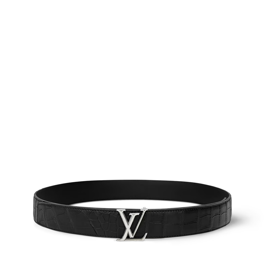 LV Atelier Crocodile 35mm Reversible Belt