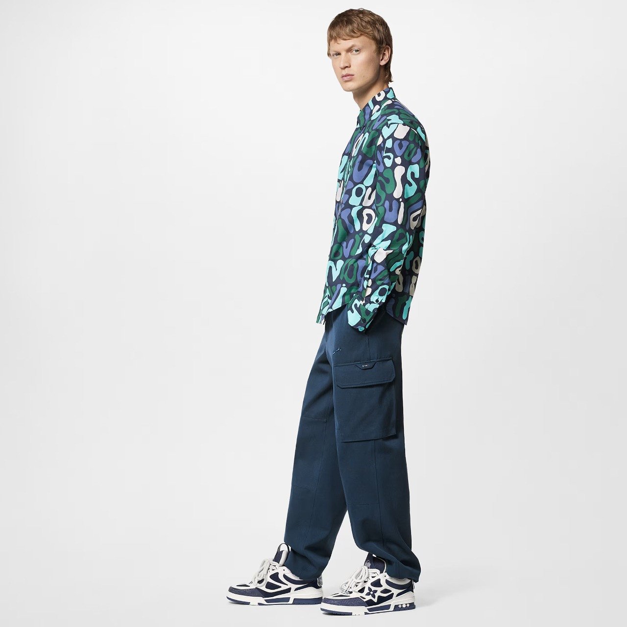 Louis Vuitton LV Skate Sneaker 'Marine'