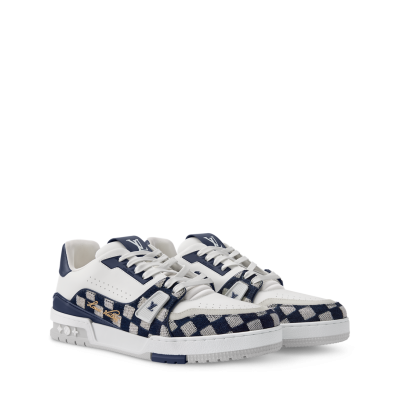 Louis Vuitton Trainer Sneaker 'Damier Moka Blue'