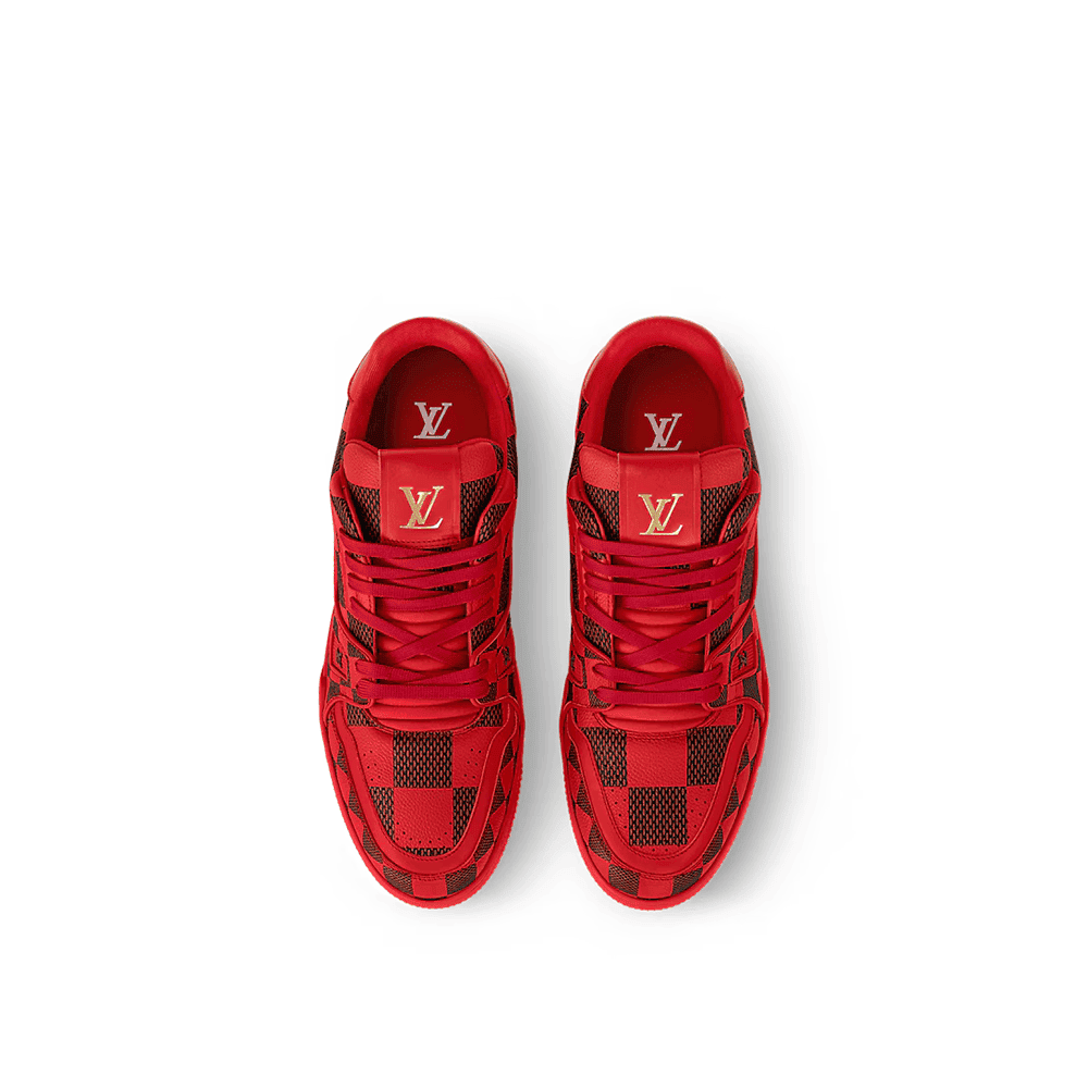 Louis Vuitton LV Trainer Sneaker 'DarkRed'