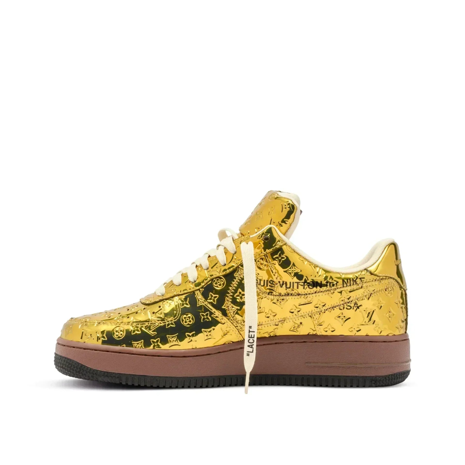 Louis Vuitton x Nike Air Force 1 Low 'Gold'