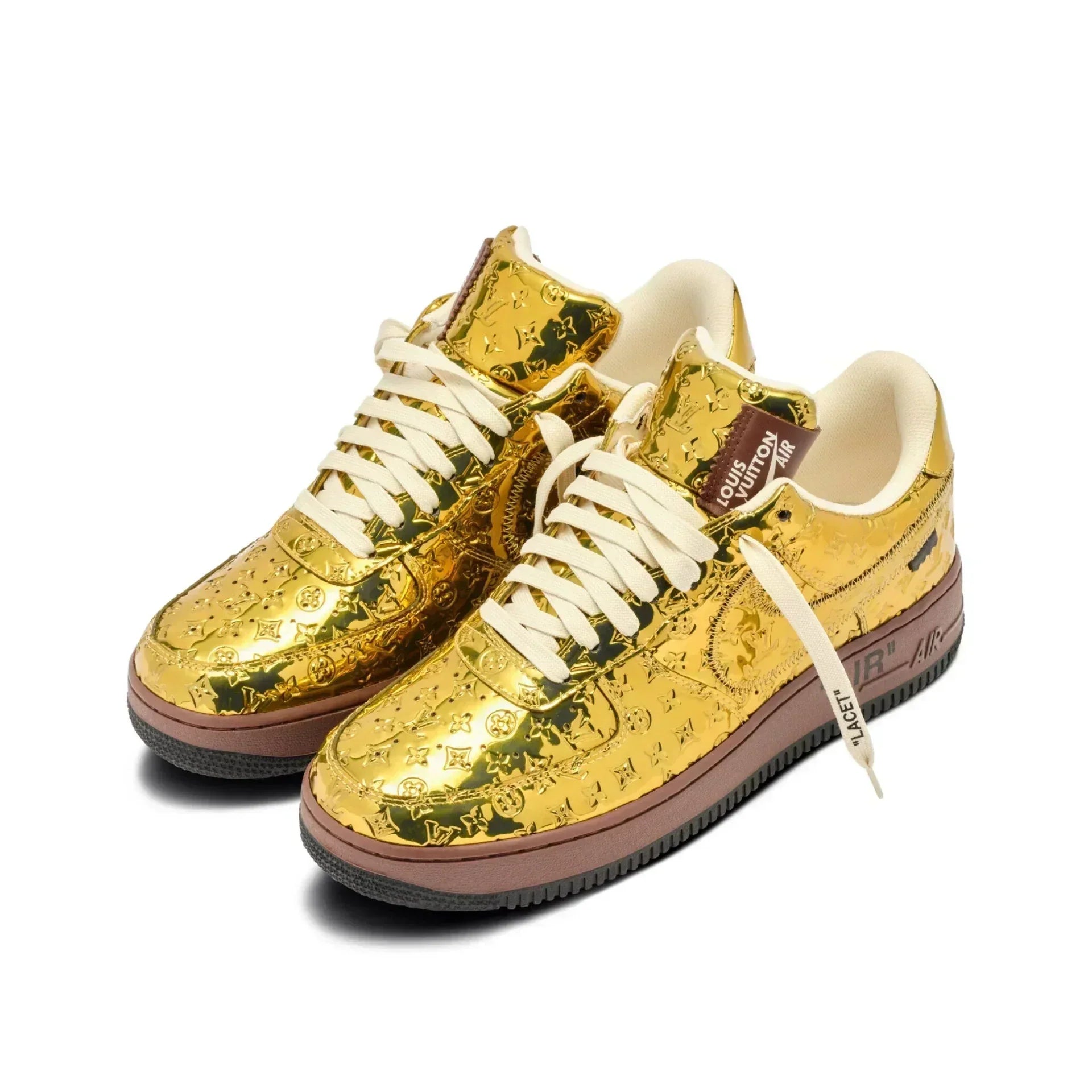 Louis Vuitton x Nike Air Force 1 Low 'Gold'
