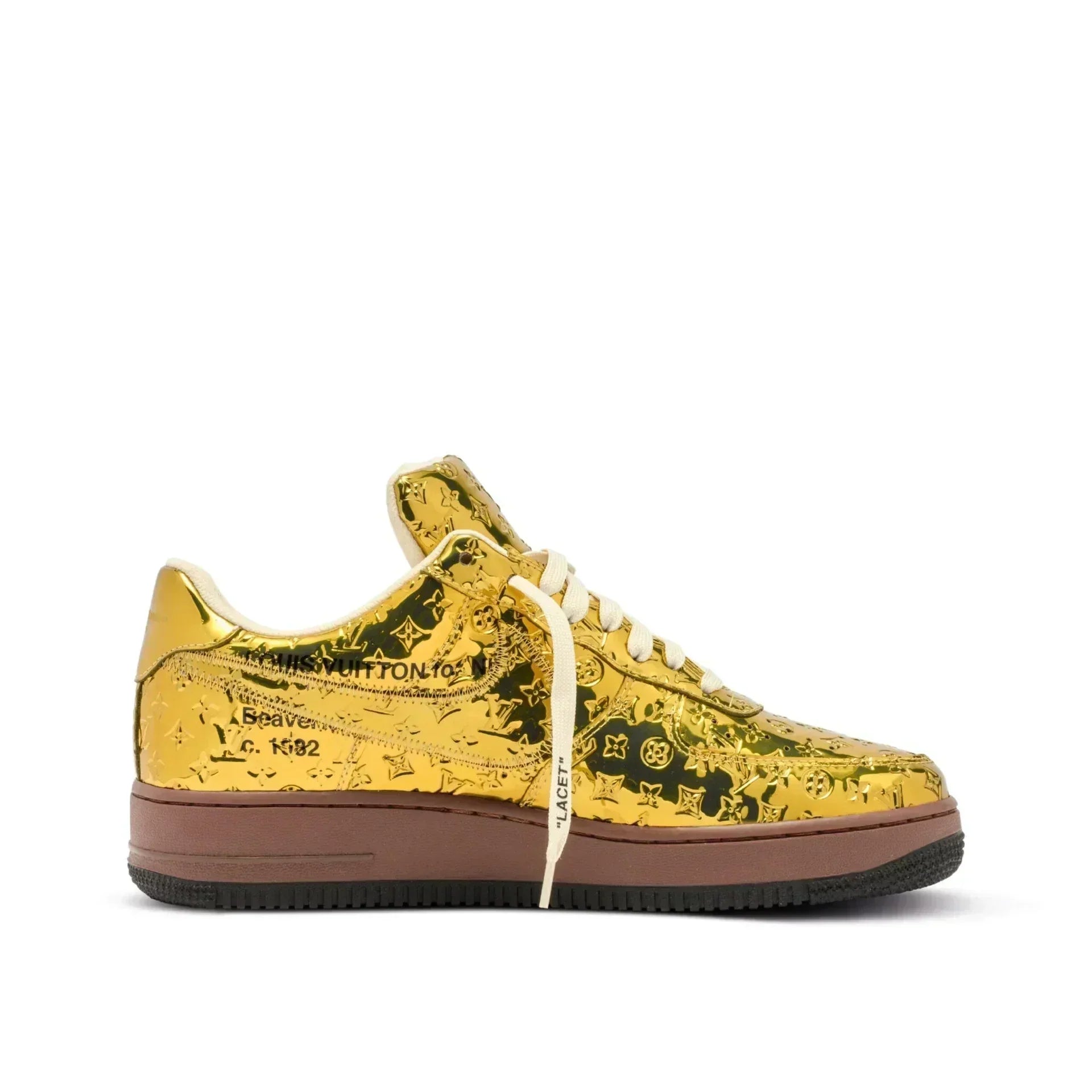 Louis Vuitton x Nike Air Force 1 Low 'Gold'