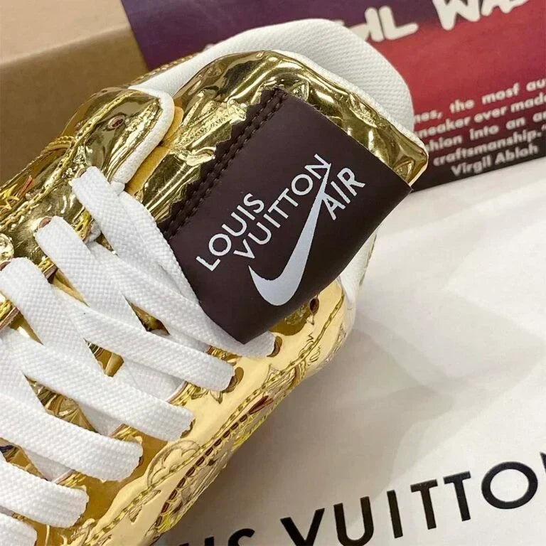 Louis Vuitton x Nike Air Force 1 Low 'Gold'