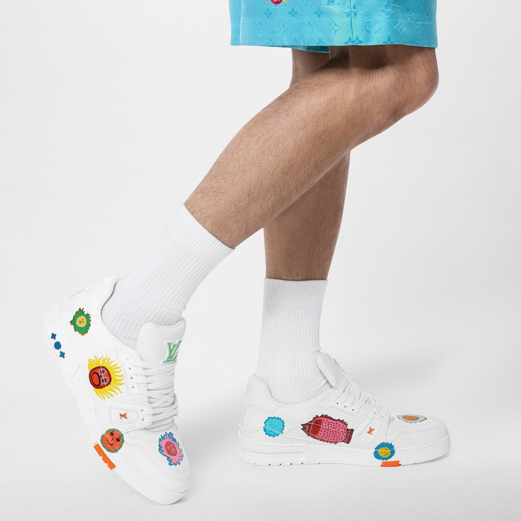Louis Vuitton x Yayoi Kusama Trainer "White Print"