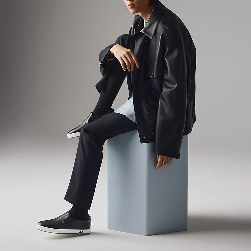 Hermès Lucky slip-on sneaker Noir