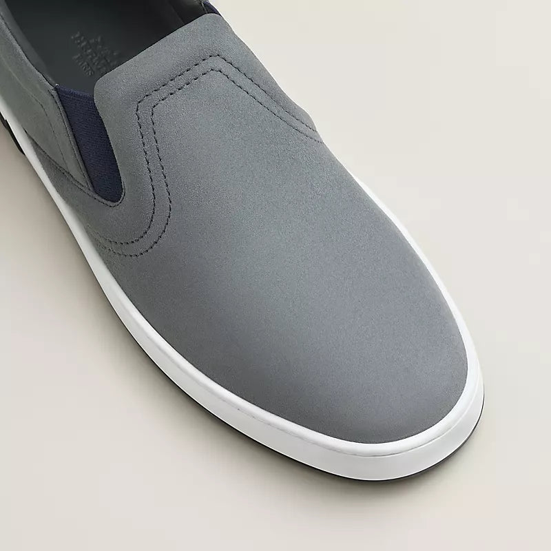 Hermès Lucky slip-on sneaker Gris Orage