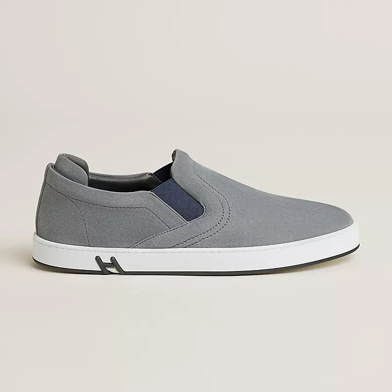 Hermès Lucky slip-on sneaker Gris Orage