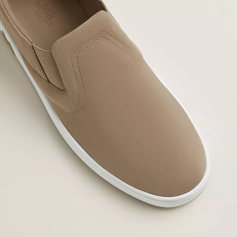 Hermès Lucky slip-on sneaker Beige Sable