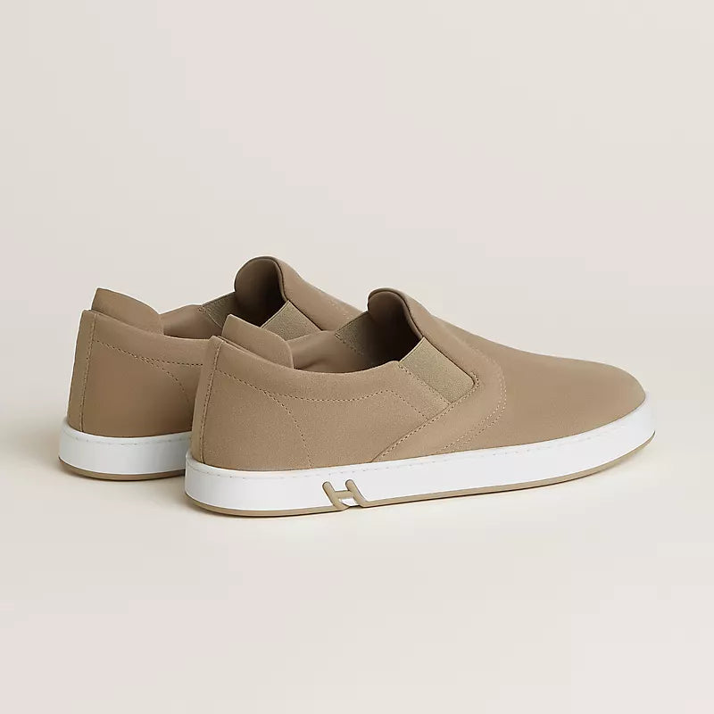 Hermès Lucky slip-on sneaker Beige Sable