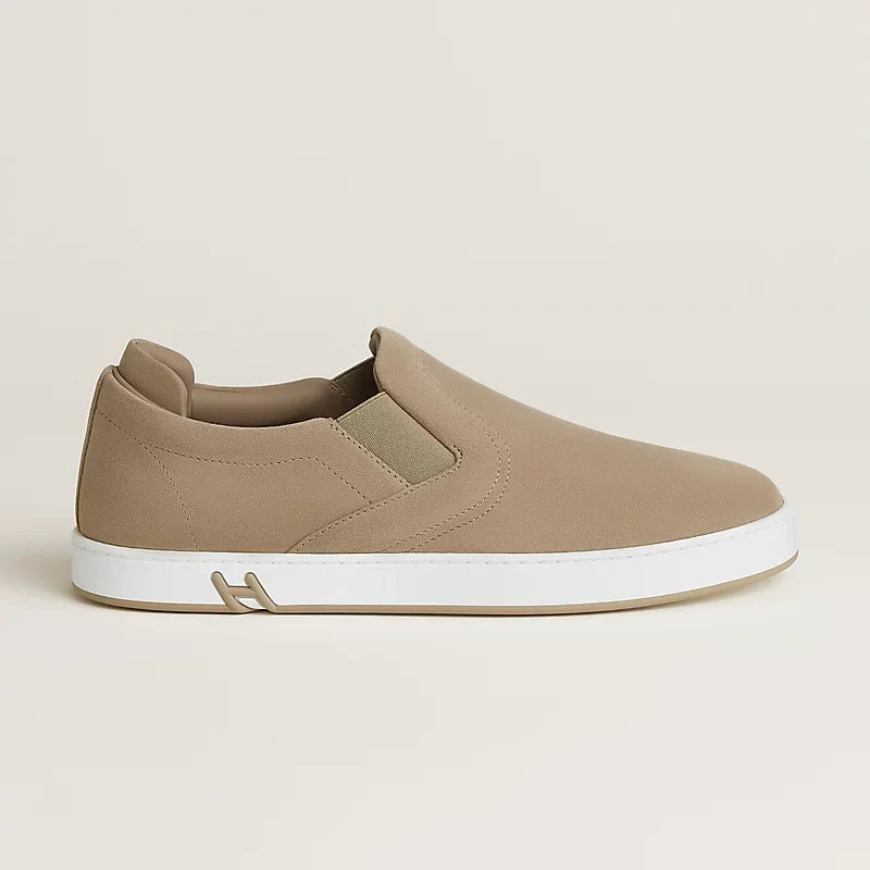 Hermès Lucky slip-on sneaker Beige Sable