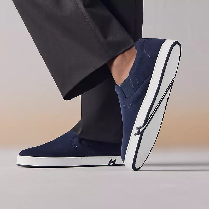Hermès Lucky slip-on sneaker Marine