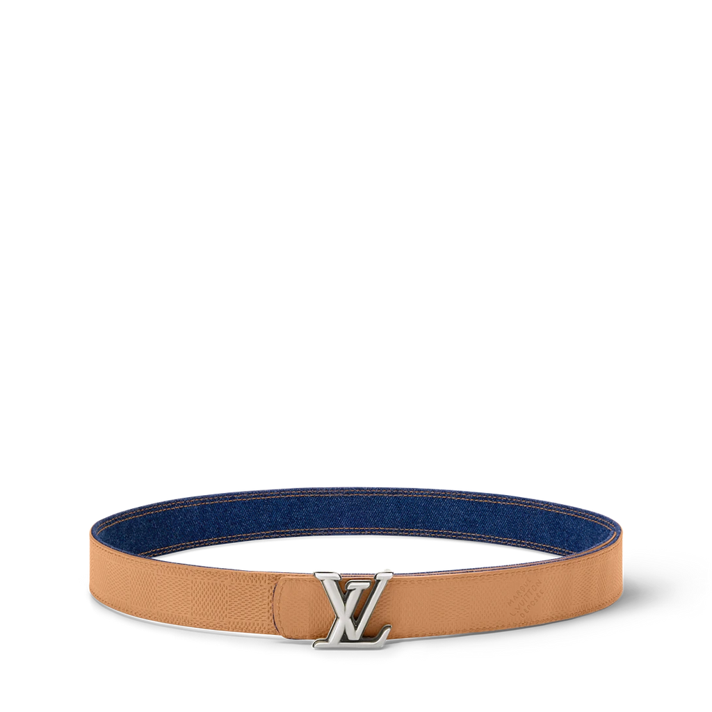 LV DIMENSION DENIM 35mm double-sided belt