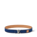 LV DIMENSION DENIM 35mm double-sided belt