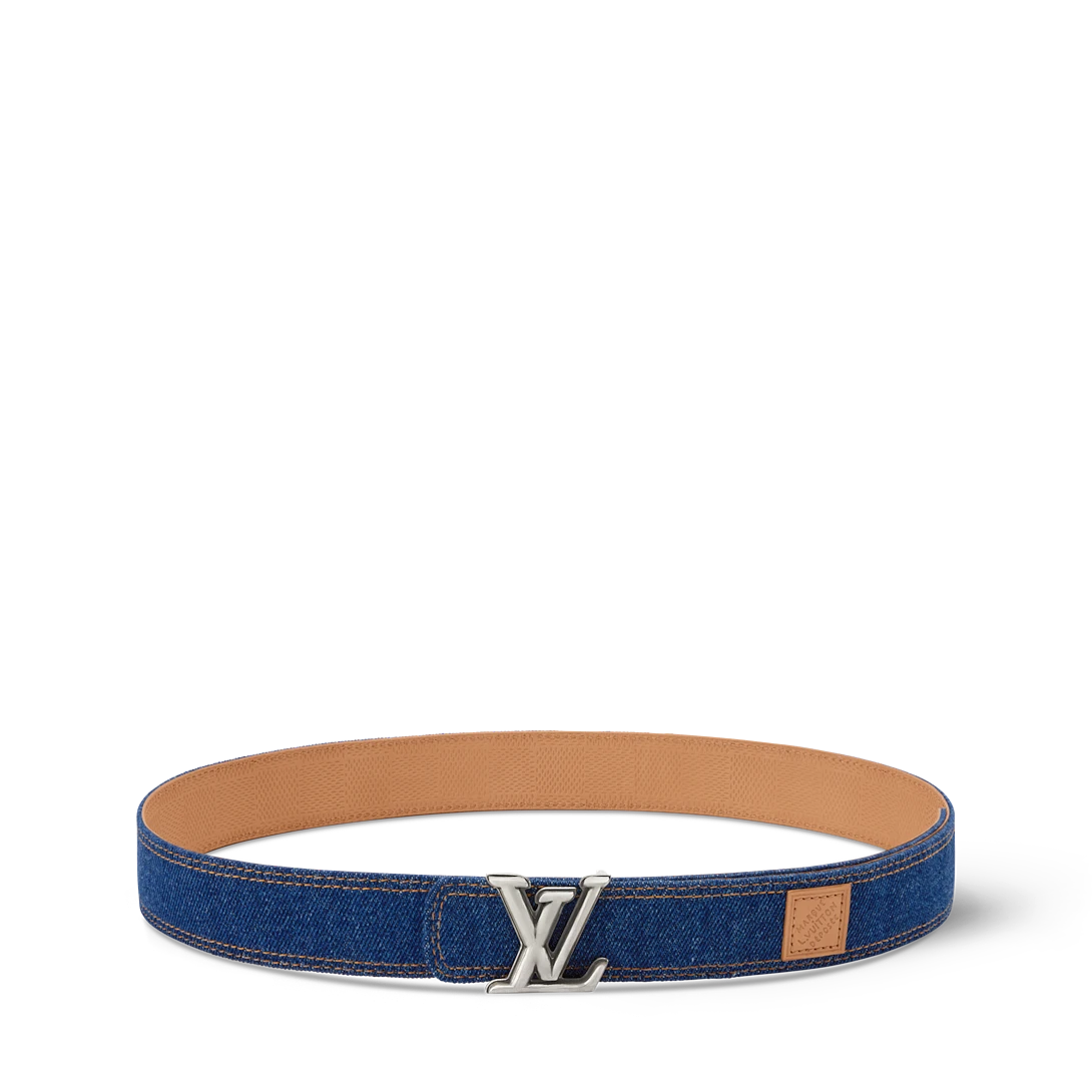 LV DIMENSION DENIM 35mm double-sided belt
