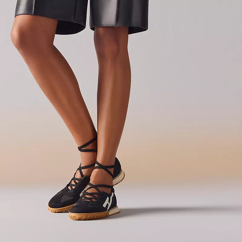 Hermès Mascot sneaker Noir Blanc