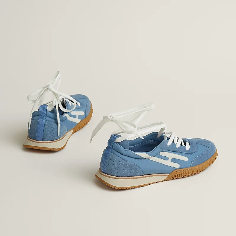 Hermès Mascot sneaker Bleu Jean Blanc